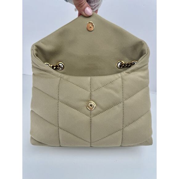 Saint Laurent Puffer Toy quilted Canvas Shoulder Bag - Picture 6 of 8